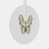 Franse kunst glas ornament (Voorkant Rechts)