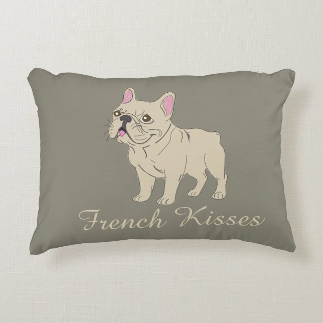 Franse Kusjes Accent Kussen (Voorkant)