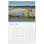 Franse kust 12-maandkalender kalender (Feb 2026)