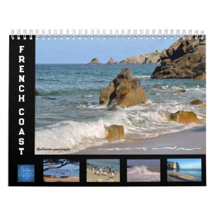 Franse kust 12-maandkalender kalender