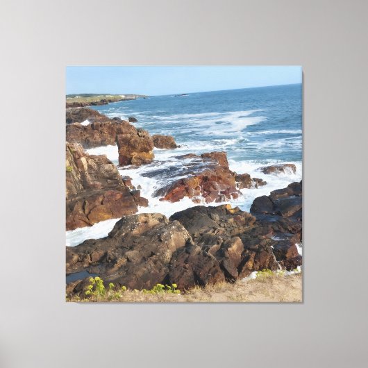 Franse kust in Vendée Canvas Afdruk (Voorkant)