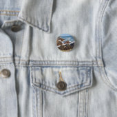 Franse kust in Vendée Ronde Button 3,2 Cm (In situ)