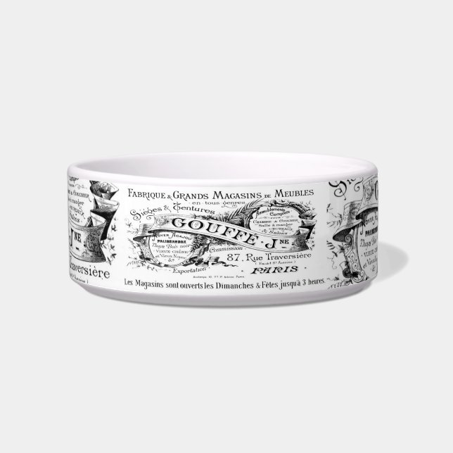  Franse label Pet Bowl Voerbakje (Voorkant)