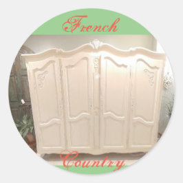 Franse land  Armoire Ronde Sticker