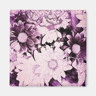 Franse land boho chic wilde bloem paarse madeliefj magneet