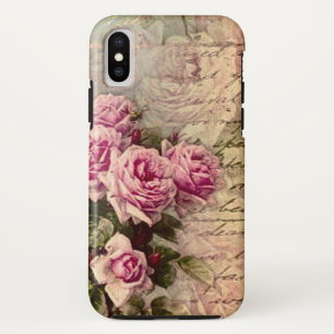 Franse land elegante, sjofele elegante, roze iPhone x hoesje