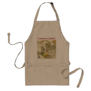Franse landenreferentie/Hen Country Cookin' Apron Standaard Schort