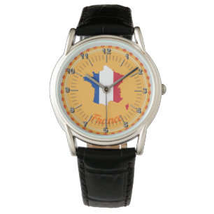 Franse landenvlag horloge