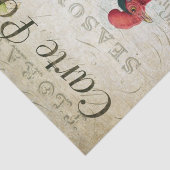 Franse landgenooster tissuepapier (Detail)