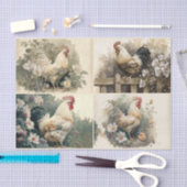 Franse landkippen tissuepapier (Craft)