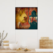 Franse Lantern Poster (Keuken)