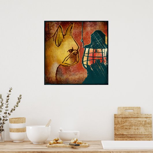 Franse Lantern Poster (Keuken)