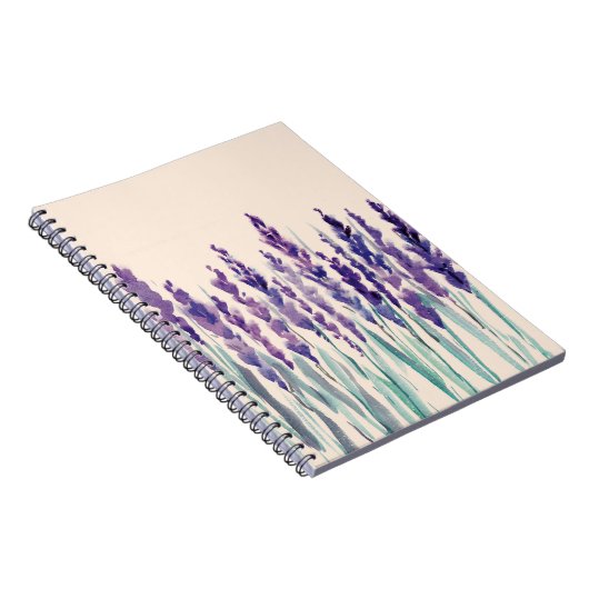Franse lavanderwaterverf notitieboek (Rechterzijde)