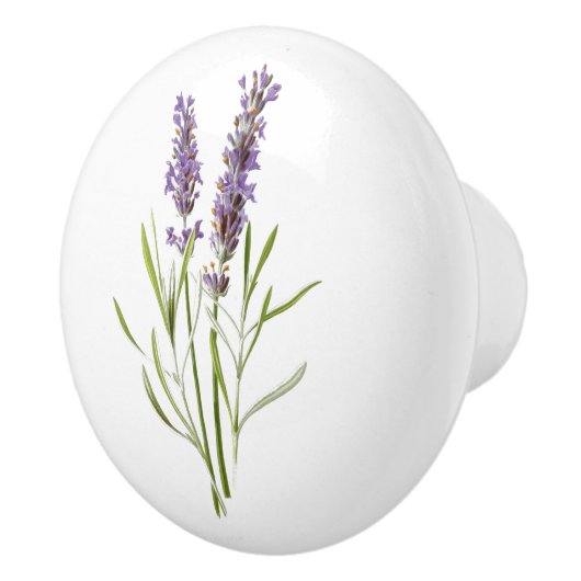 Franse lavendeklep Keramische Knop (Rechts)