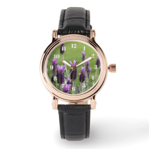 Franse Lavendel Bloemen Vrouwen Horloge