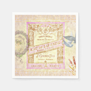  Franse Lavendel Parfum Collage Servet