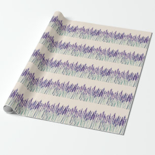 Franse Lavendel: Waterverf Illustratie Cadeaupapier