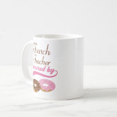 Franse leraar Funny Gift Koffiemok (Voorkant links)