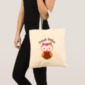 Franse leraar Owl Tote Bag (Voorkant (product))