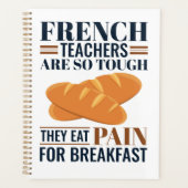 Franse leraren zijn zo hard dat ze pijn eten planner (Voorkant)