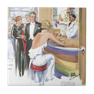 Franse lijn De Gentle Kunst van beschaafd leven Tegeltje