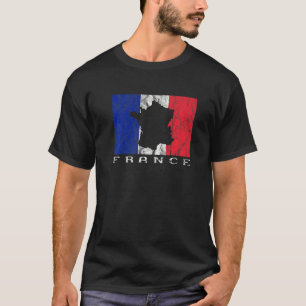Franse lijn France Travel Love France Parijs Fra T-shirt