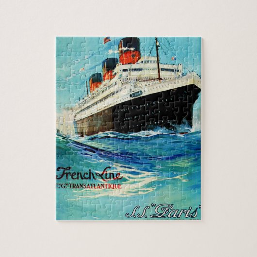 Franse lijn ~ ss Paris Legpuzzel (Verticaal)