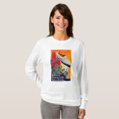 Franse lijnreisposter, Havre-to-Plymouth, NY T-shirt (Voorkant volledig)