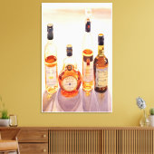 Franse likeuren canvas afdruk (Insitu (Woonkamer))