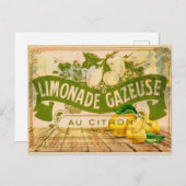 Franse limonade Summer Citrus Lemons Briefkaart (Voorkant / Achterkant)