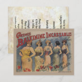 franse lingerie Wedding Shower Kaart (Voorkant / Achterkant)