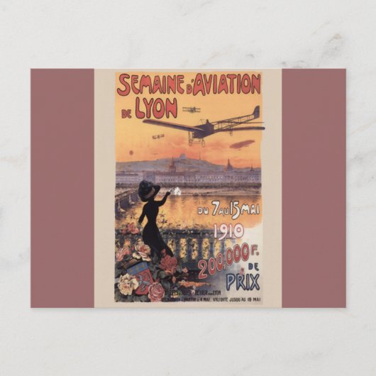  Franse luchtvaart Briefkaart (Voorkant)