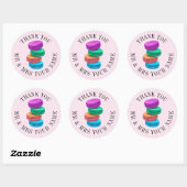 Franse macaron cookie stickers voor huwelijksgunst (Vel)