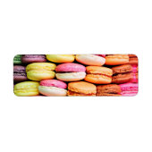 Franse macaron etiket (Voorkant)