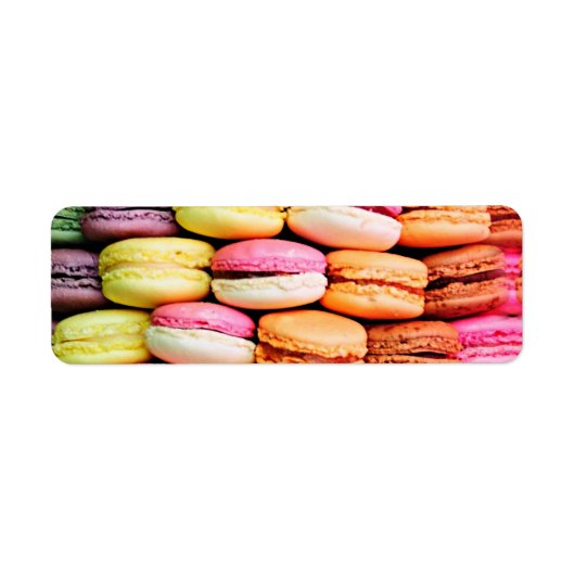 Franse macaron etiket (Voorkant)