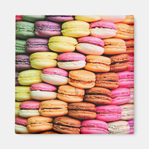 Franse macaron magneet