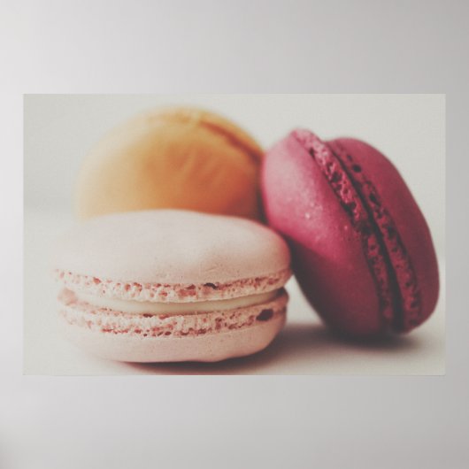 Franse Macaron Poster (Voorkant)