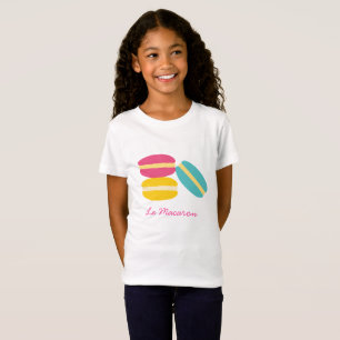 Franse macaroncentrische koekjes t-shirt