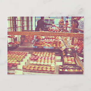 -Franse macaronneatshop Briefkaart