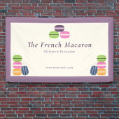 Franse Macarons Banner