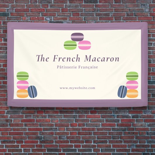 Franse Macarons Banner