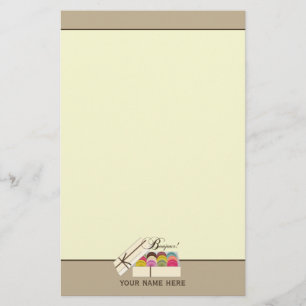 Franse Macarons Bonjour! Speciaal papier