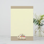 Franse Macarons Bonjour! Speciaal papier (Staand voorkant)