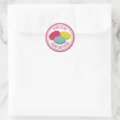 Franse Macarons Envelope Seal Sticker (Tas)