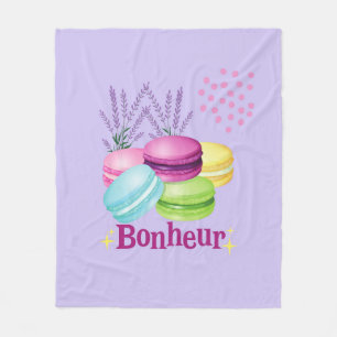 Franse Macarons Fleece Deken