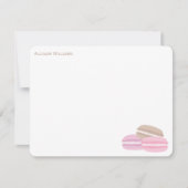 Franse Macarons Hartelijk dank Kaart (Voorkant)