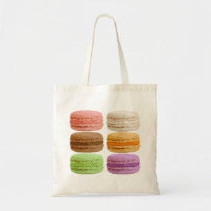 Franse Macarons - meerkleurige pastels Tote Bag