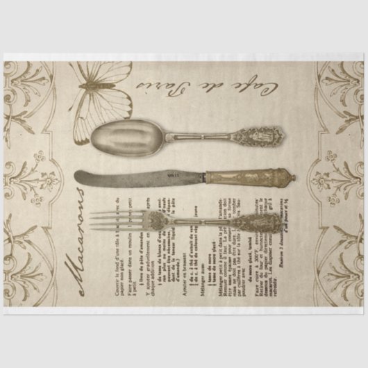 Franse Macarons ontkoppelen Tissuepapier (Voorkant)