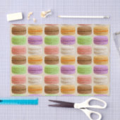Franse macarons, pastelkleuren tissuepapier (Craft)