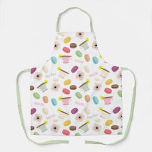 Franse Macaronthee met Lemon Anemone Schort